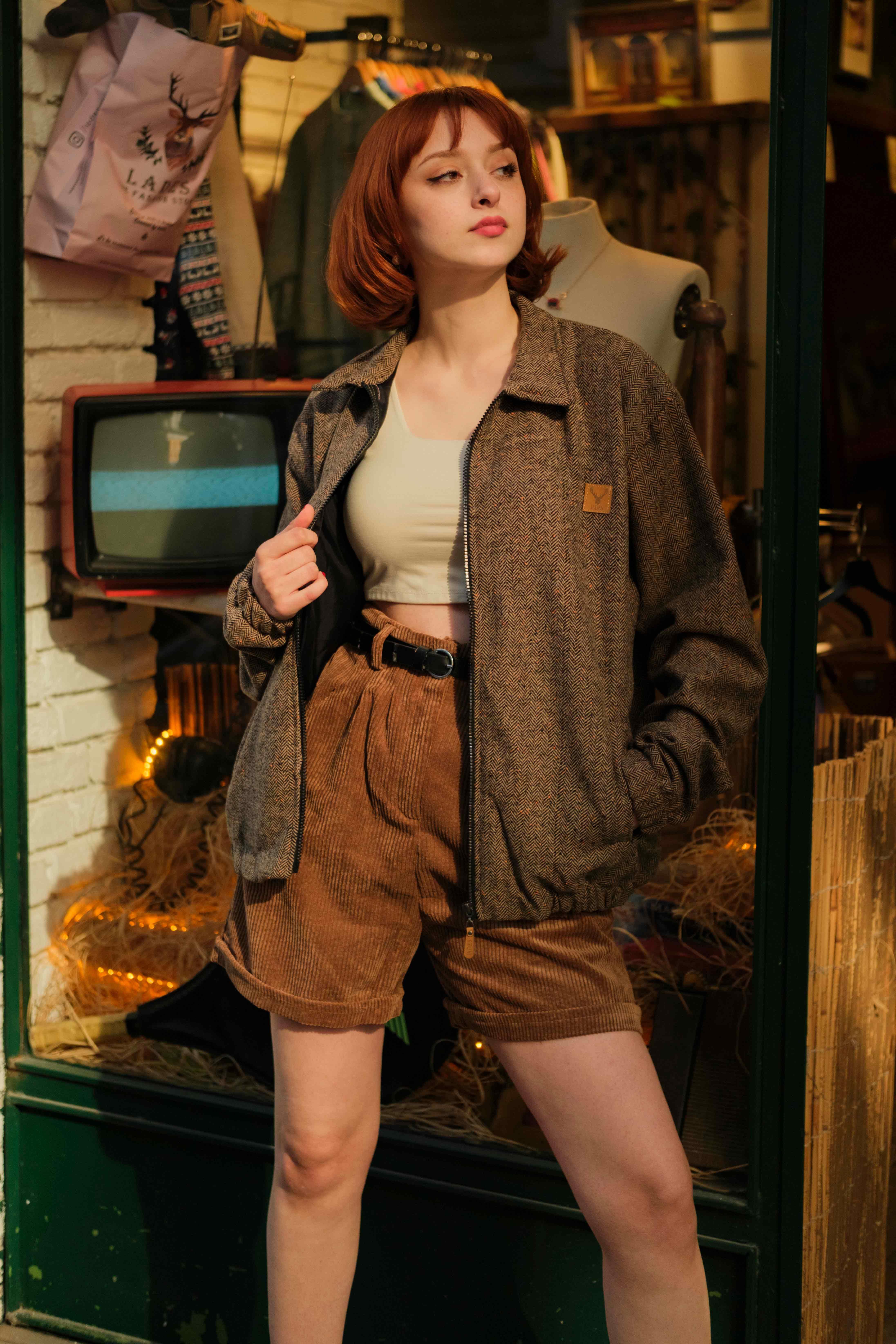 London Retro Bomber Koleksiyon Ceket