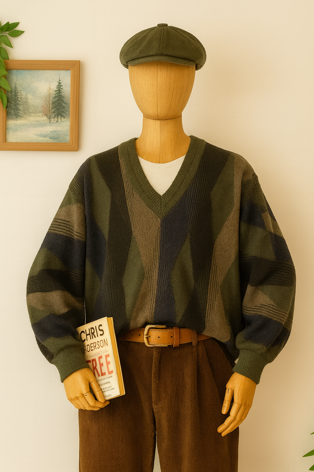 Maremma Casual Wool V Yaka Kazak