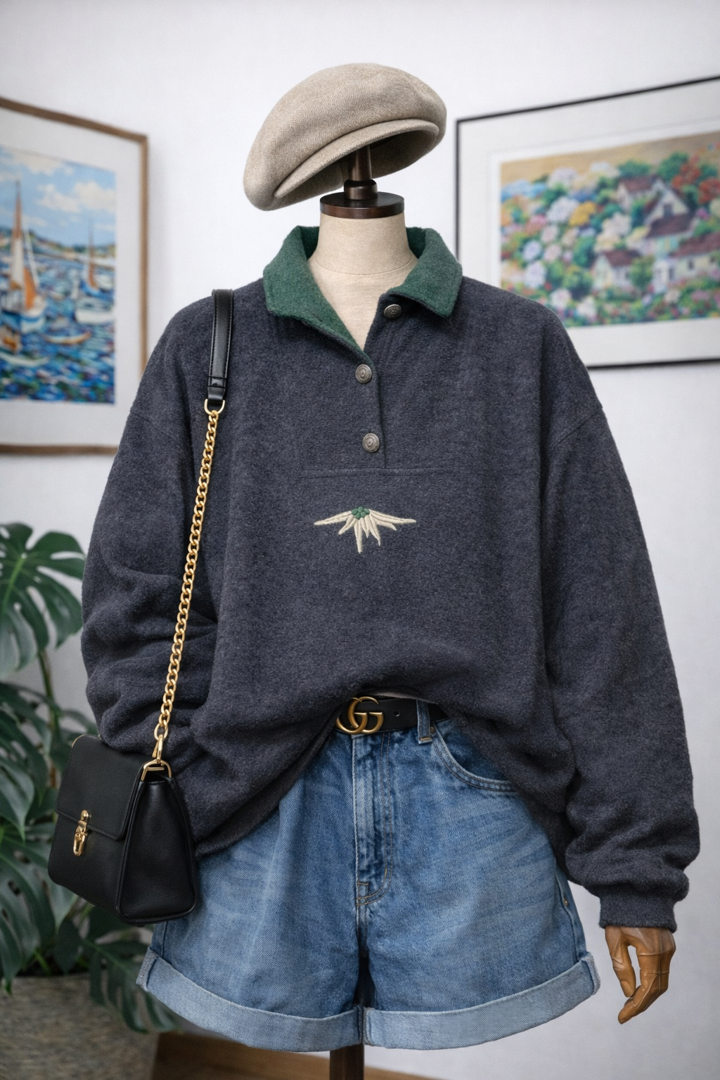 Nakışlı 90's Montain Polar/Kazak