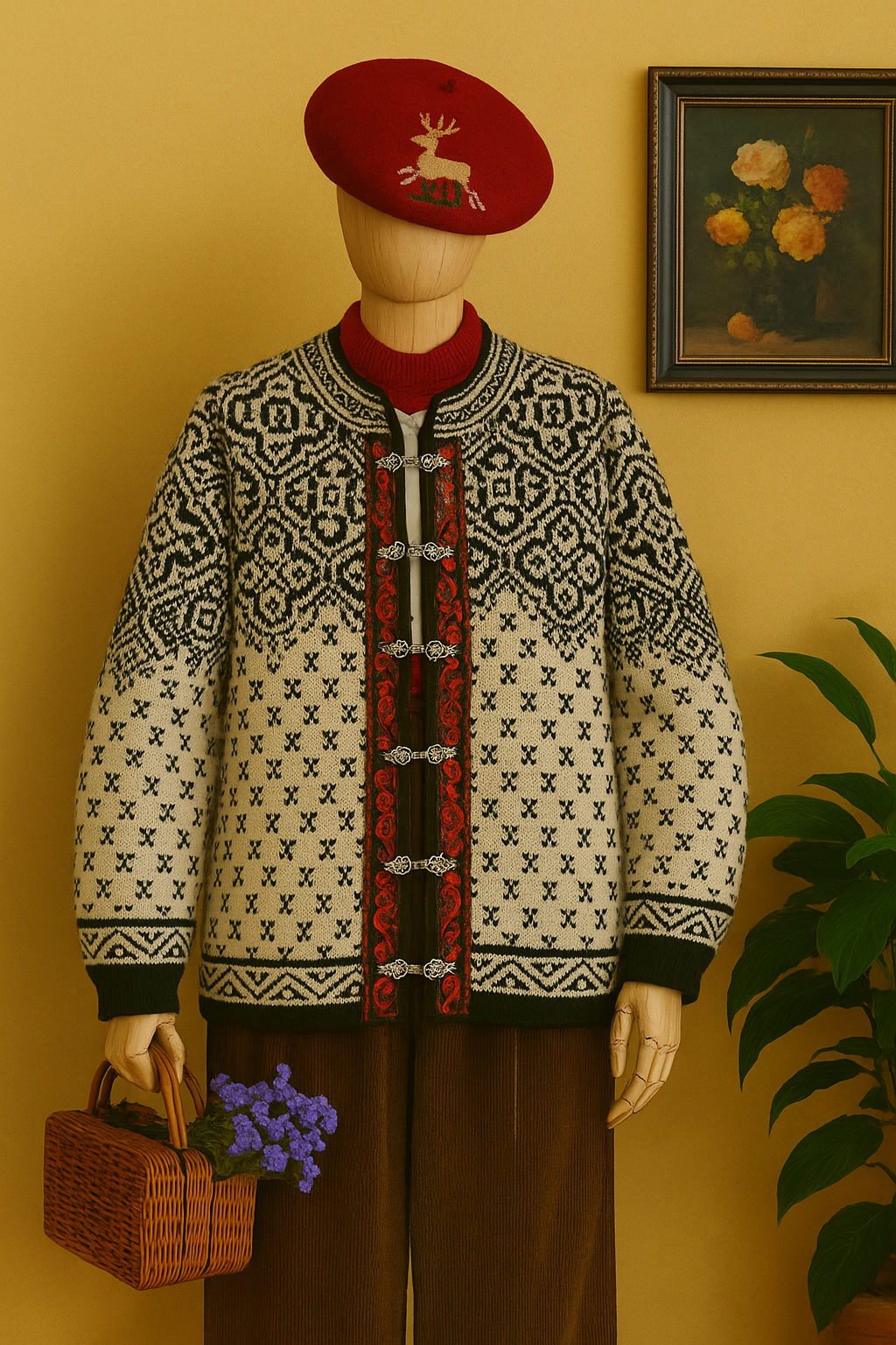 Norway 90s Wool Ceket-Hırka