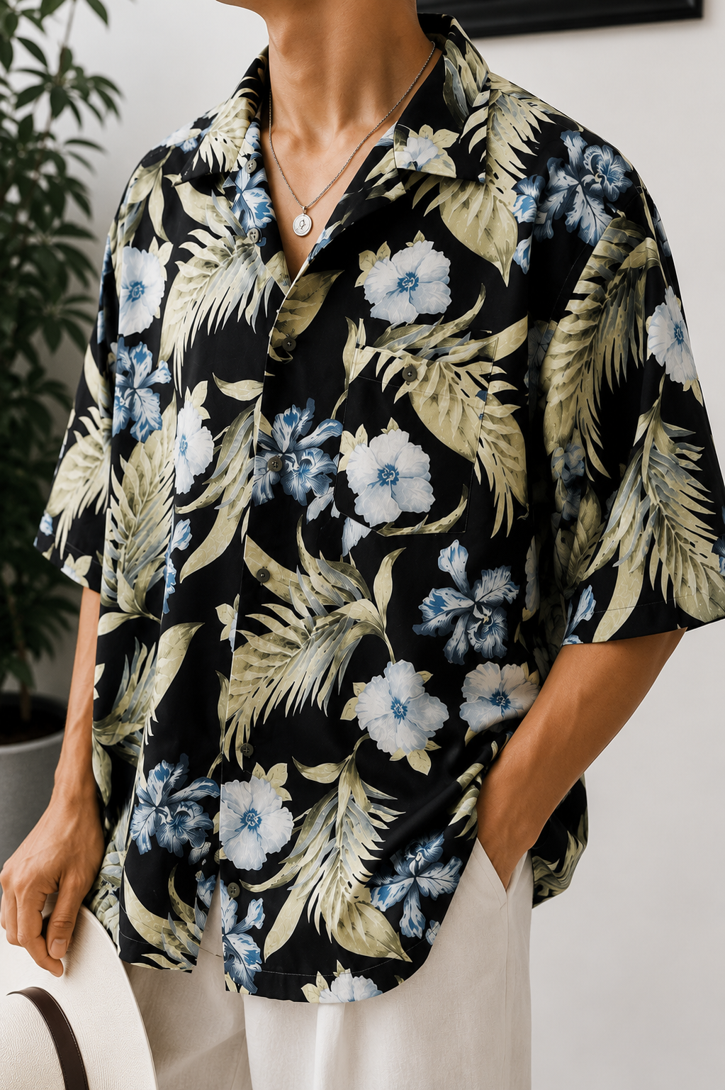Oversize 1990s Hawaii Gömlek