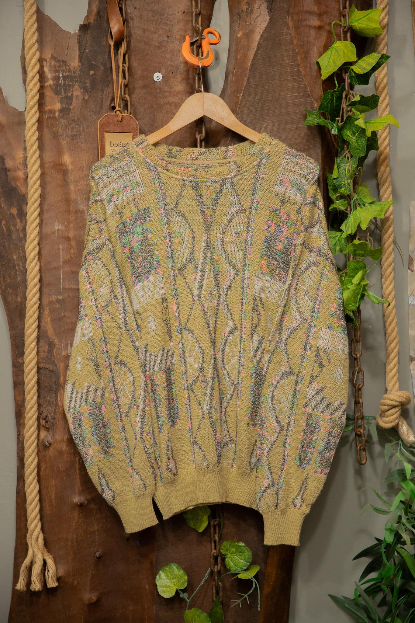 Oversize Mohair Ethnic Kazak