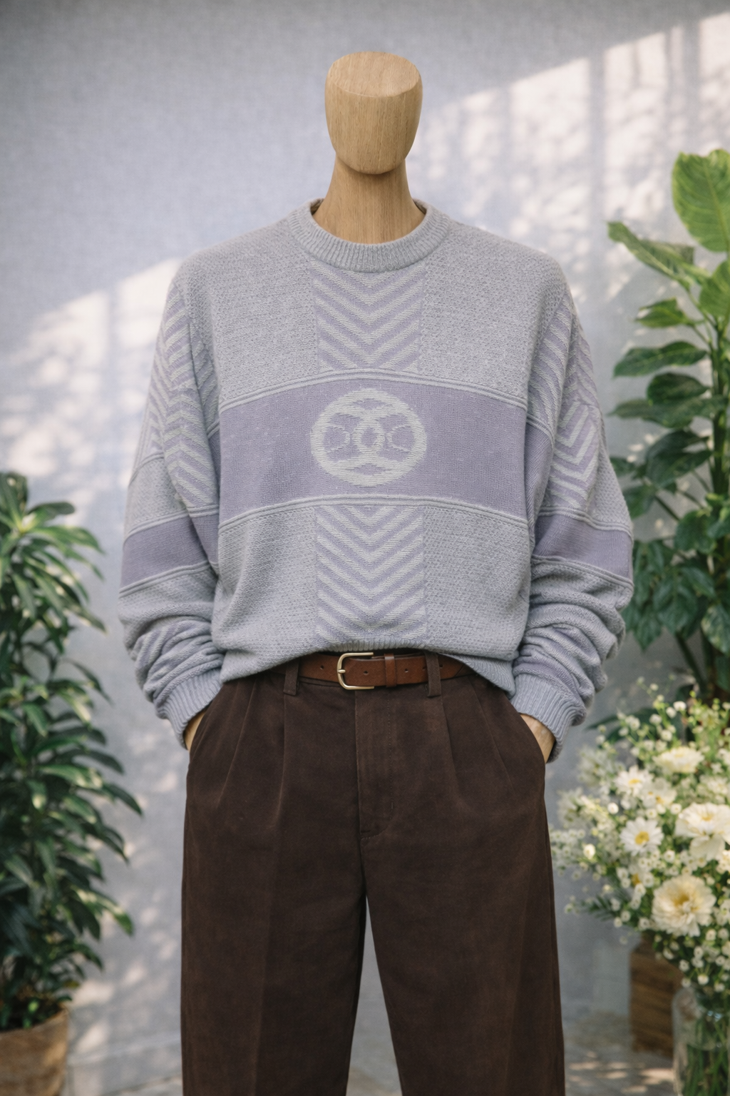 Paco Oversize Örgü Kazak