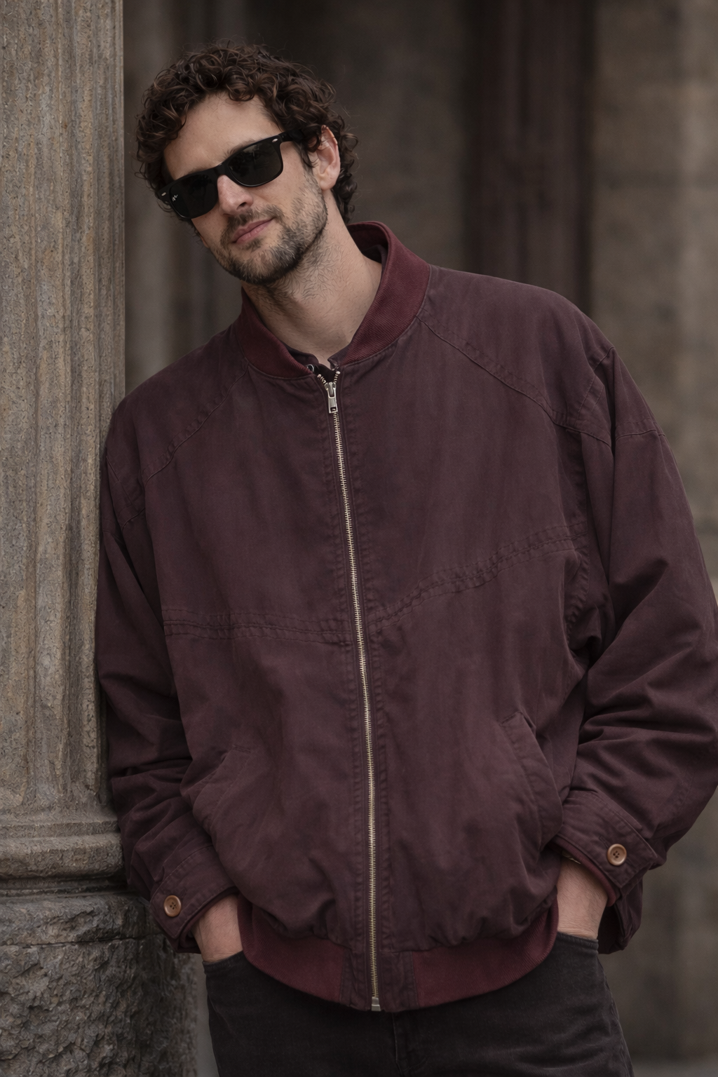 Purple Casual Ceket