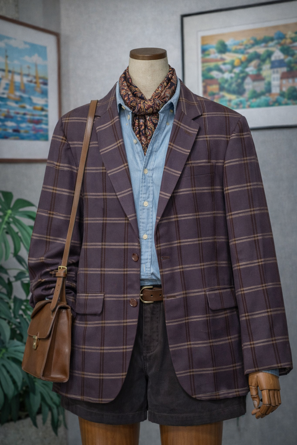 Purple Klasik Mor Blazer Ceket