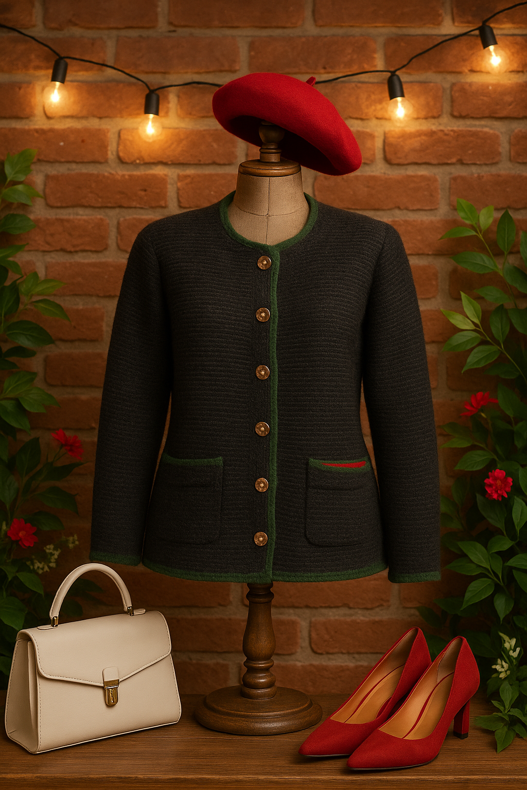 Rustic Grey Cardigan Ceket