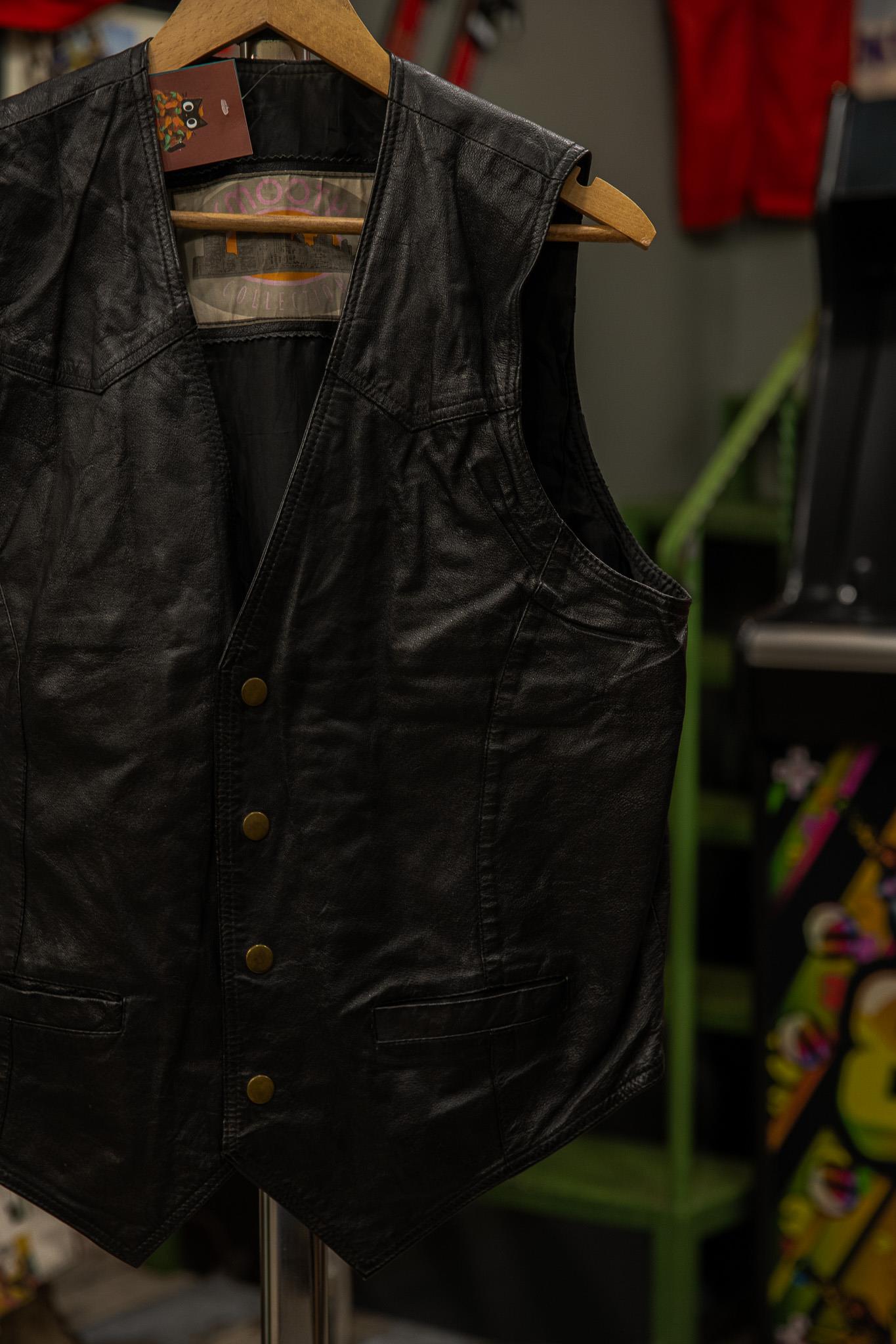 SMOOTH Collection Unisex Deri Yelek