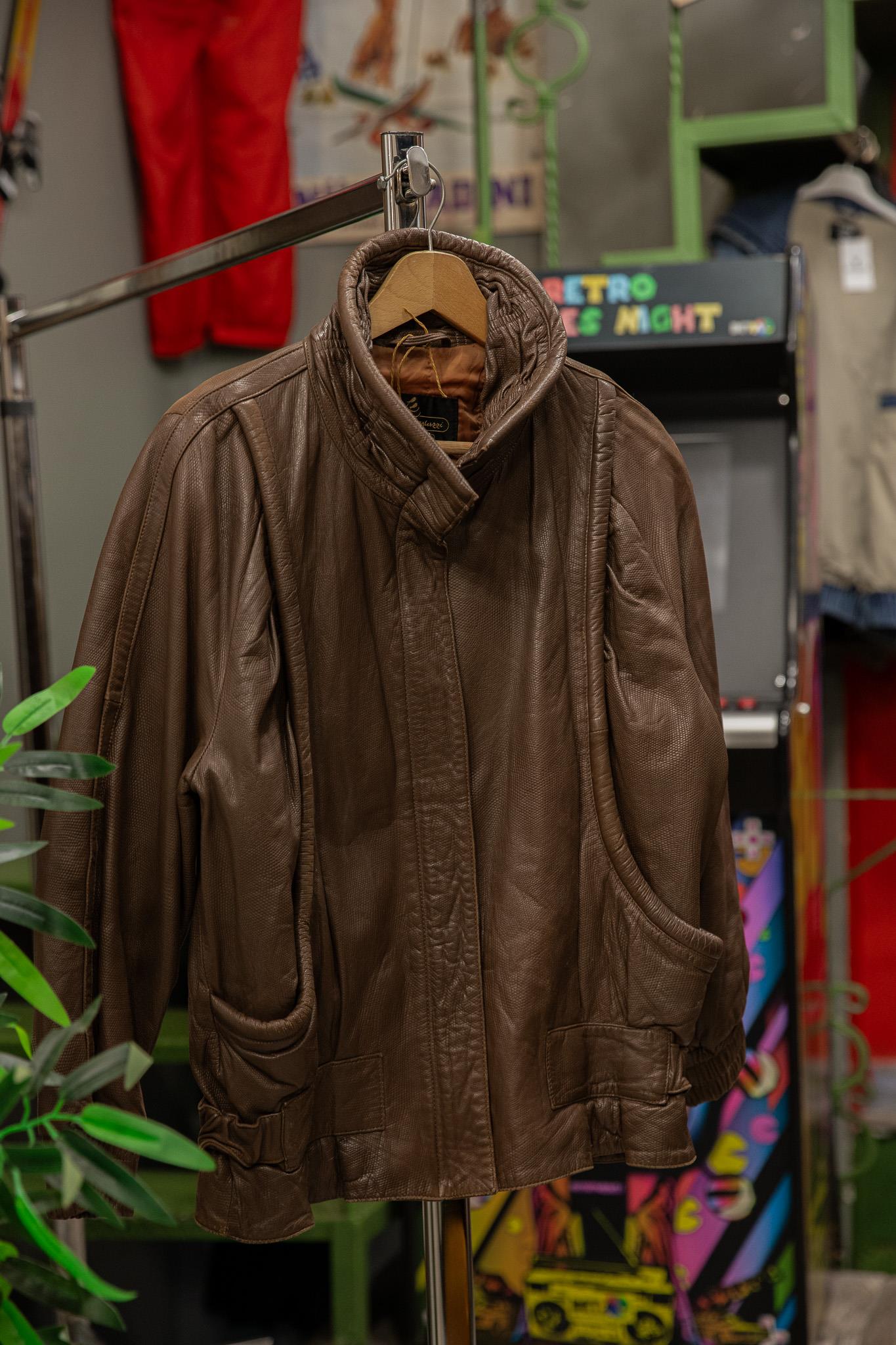 stlle ITALIANO Tasarım Unisex Deri Ceket