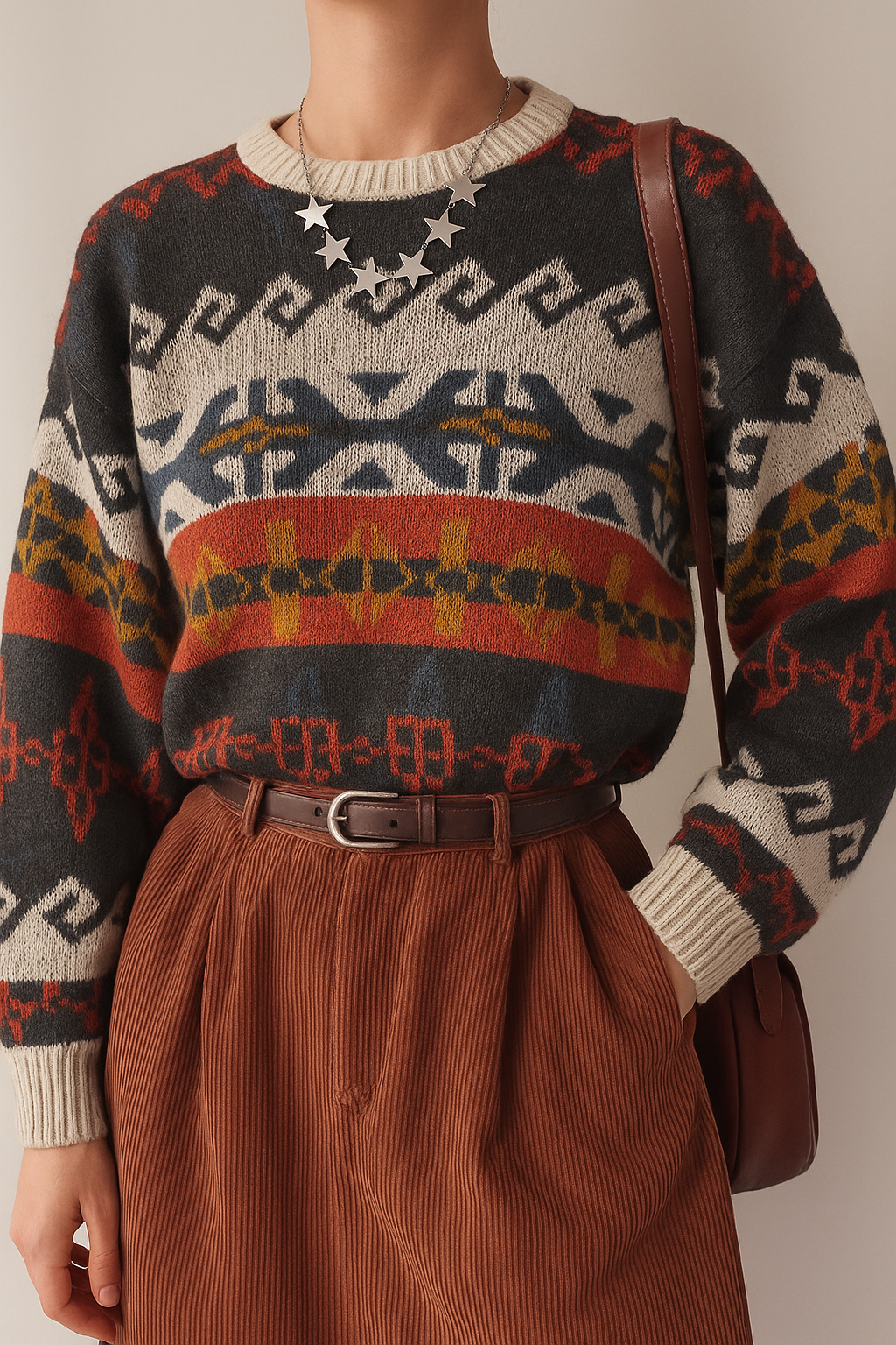 Tribal Energy Knit Salaş Kazak