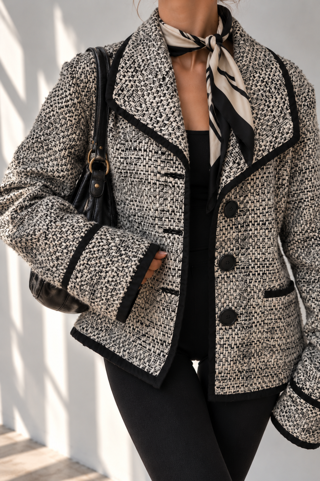 Tweed Old Money Wool Ceket