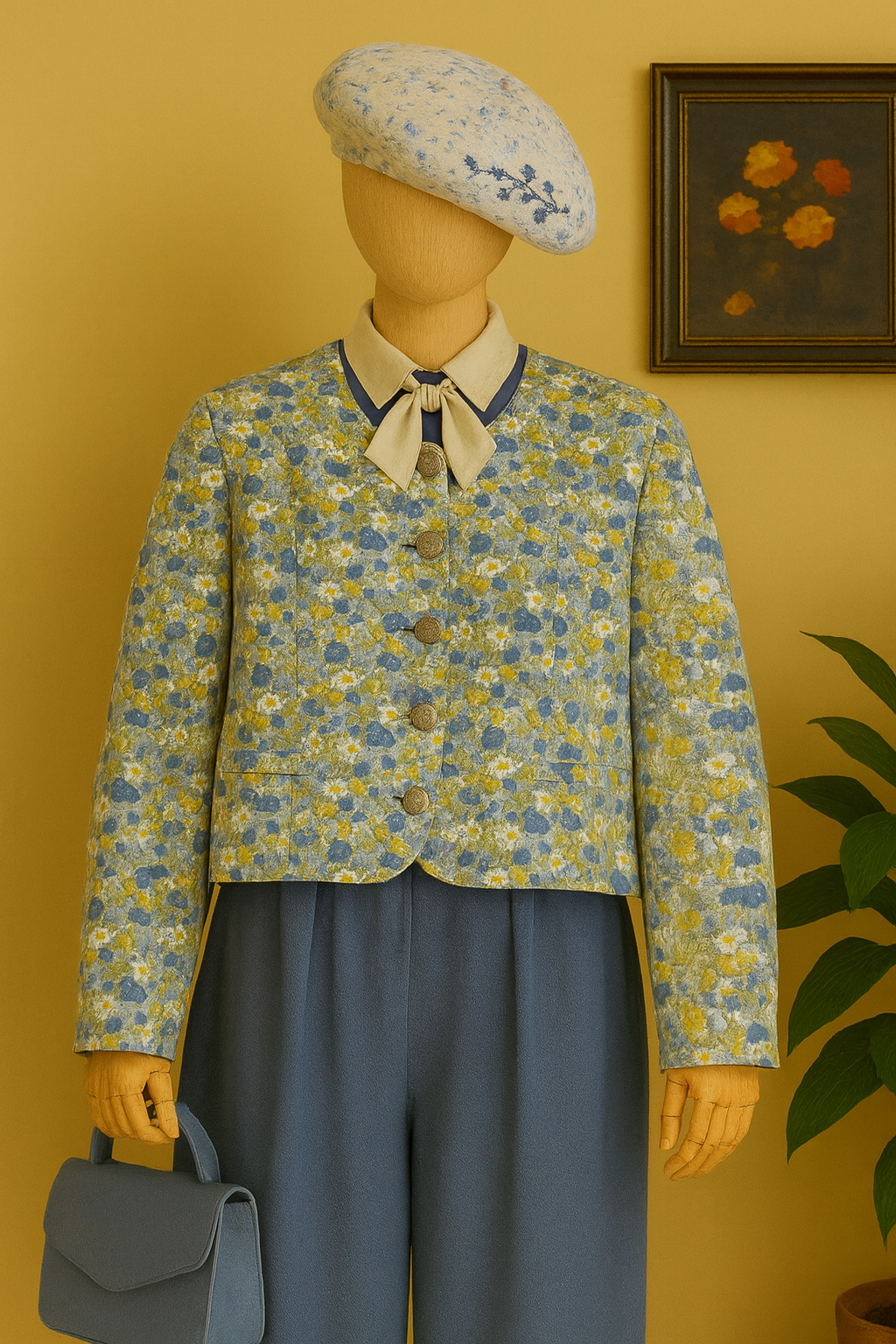 Unique Flower Kadın Ceket