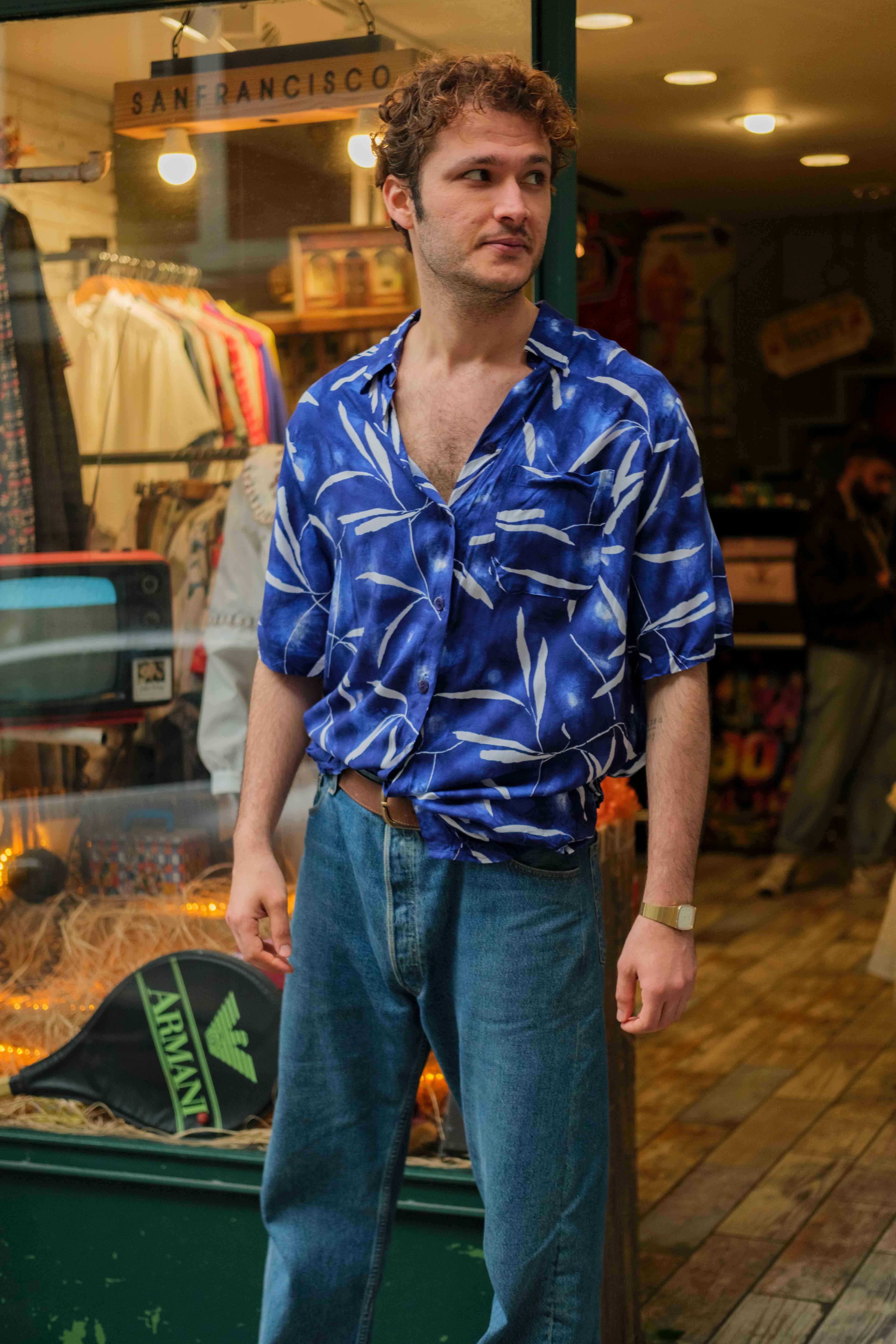 Vintage İtalian Unisex Gömlek