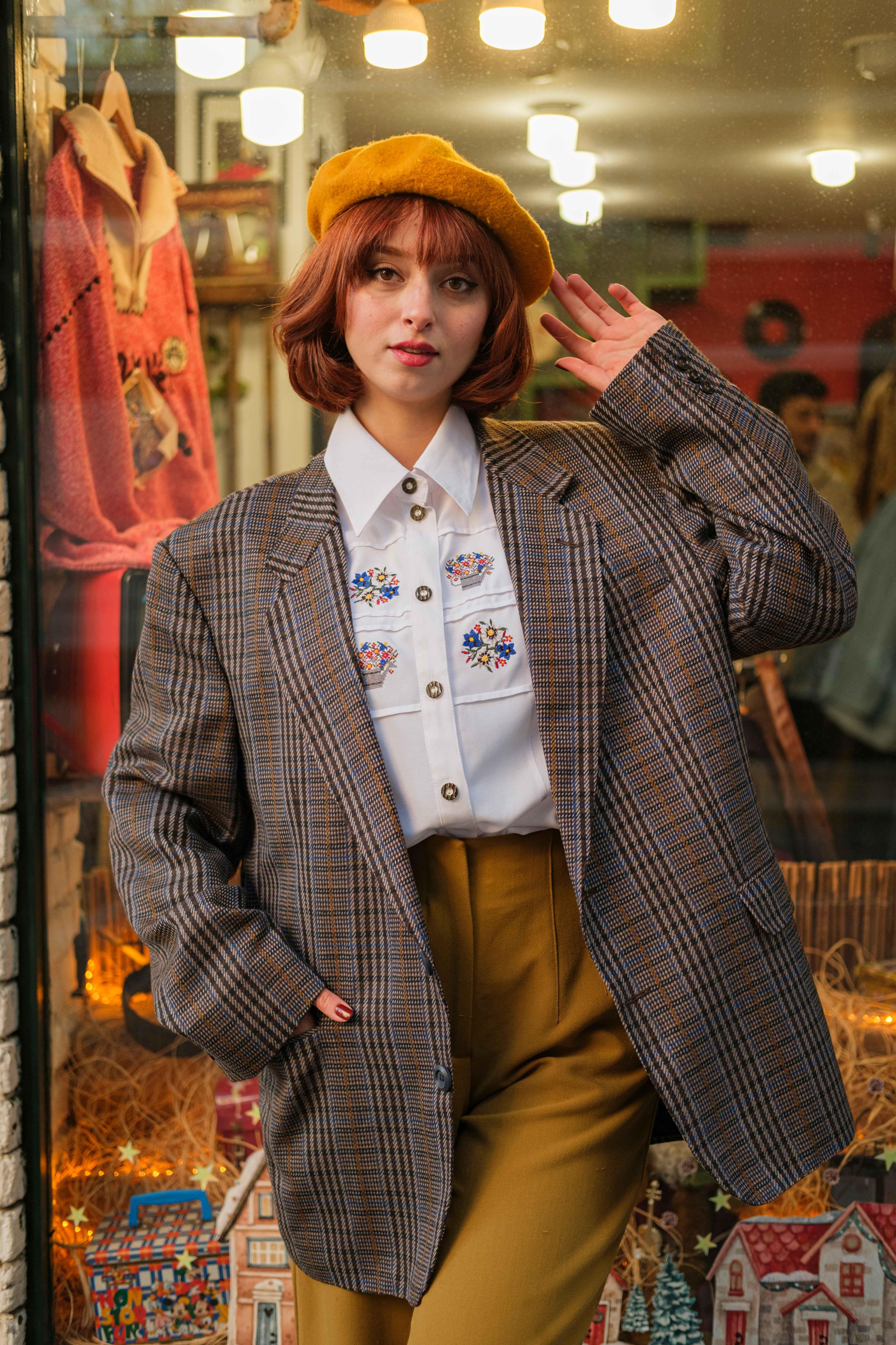 VİNTAGE SALAŞ BLAZER CEKET