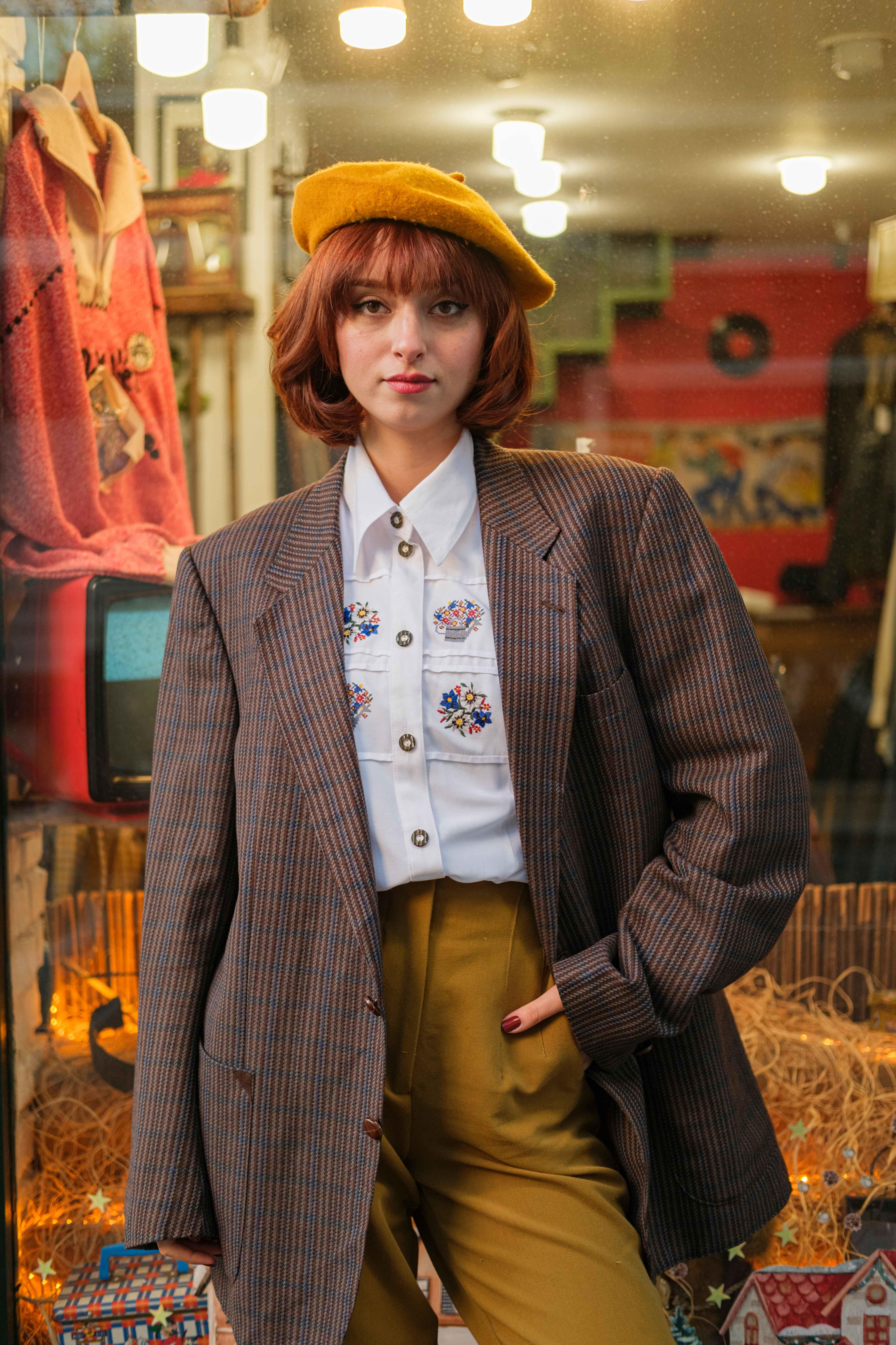 VİNTAGE UNİSEX BLAZER CEKET