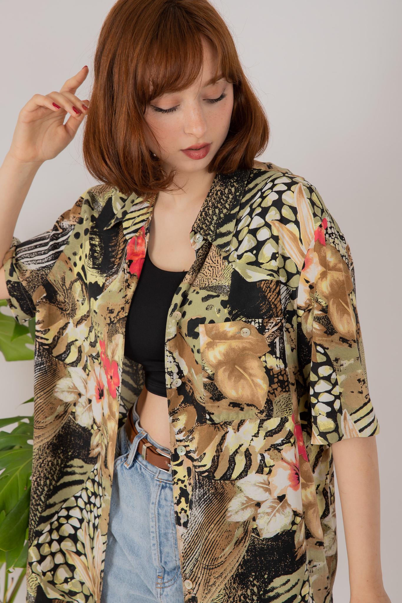 Vintage Unisex Gömlek