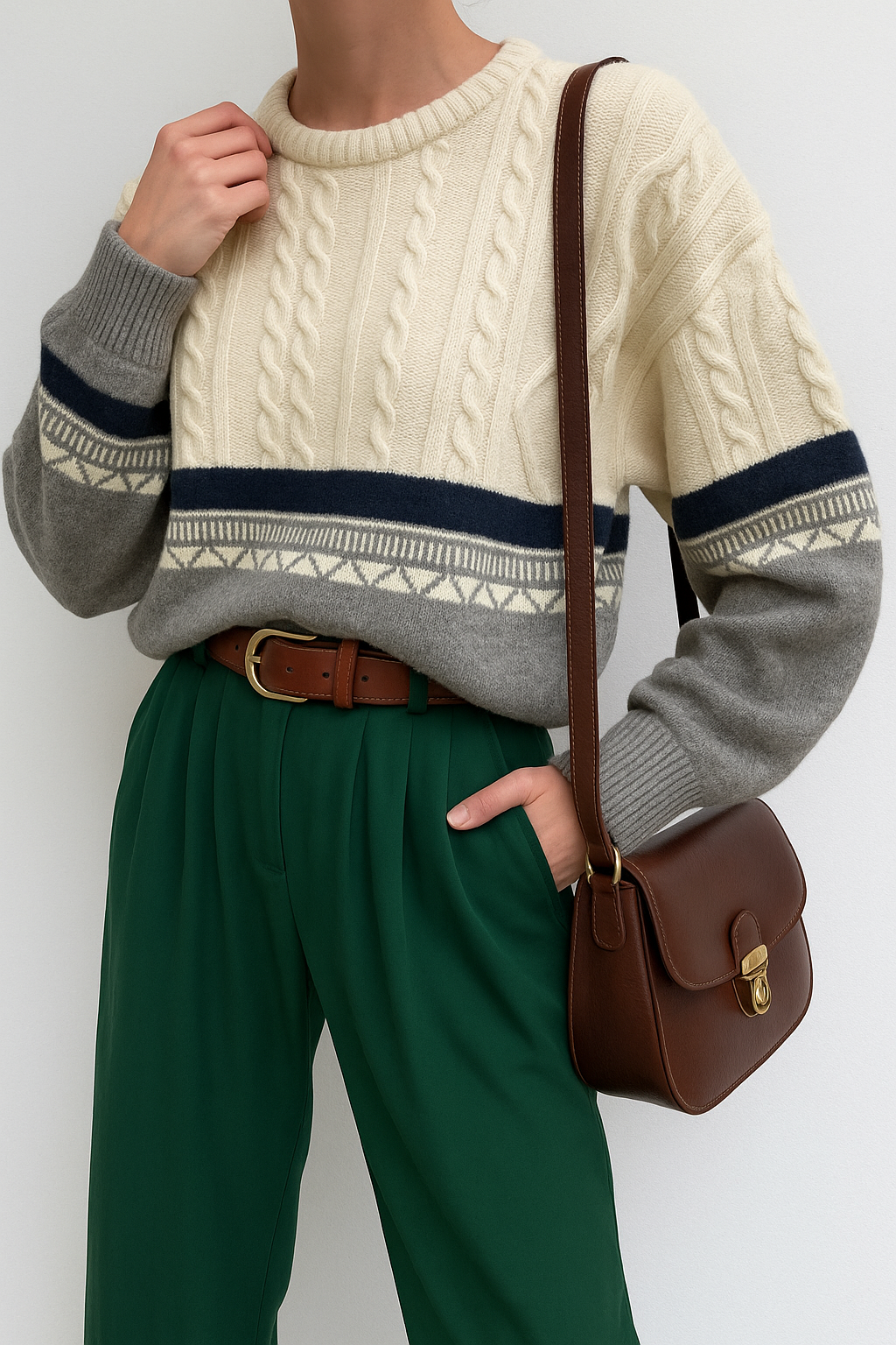 Vintage Us Polo Unisex Wool Kazak