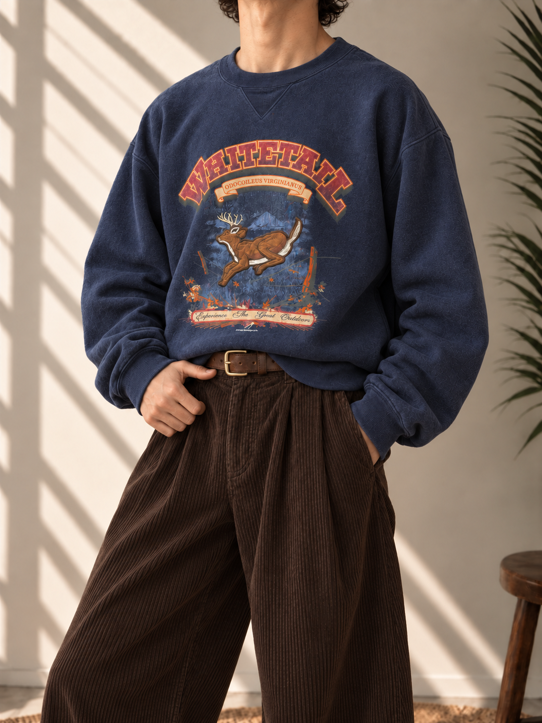 Whitetail Great Nakışlı Sweatshirt