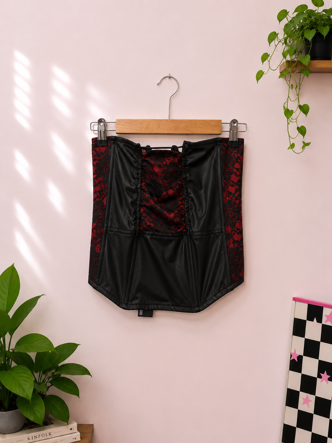 Y2K Gothic Dantelli Korse