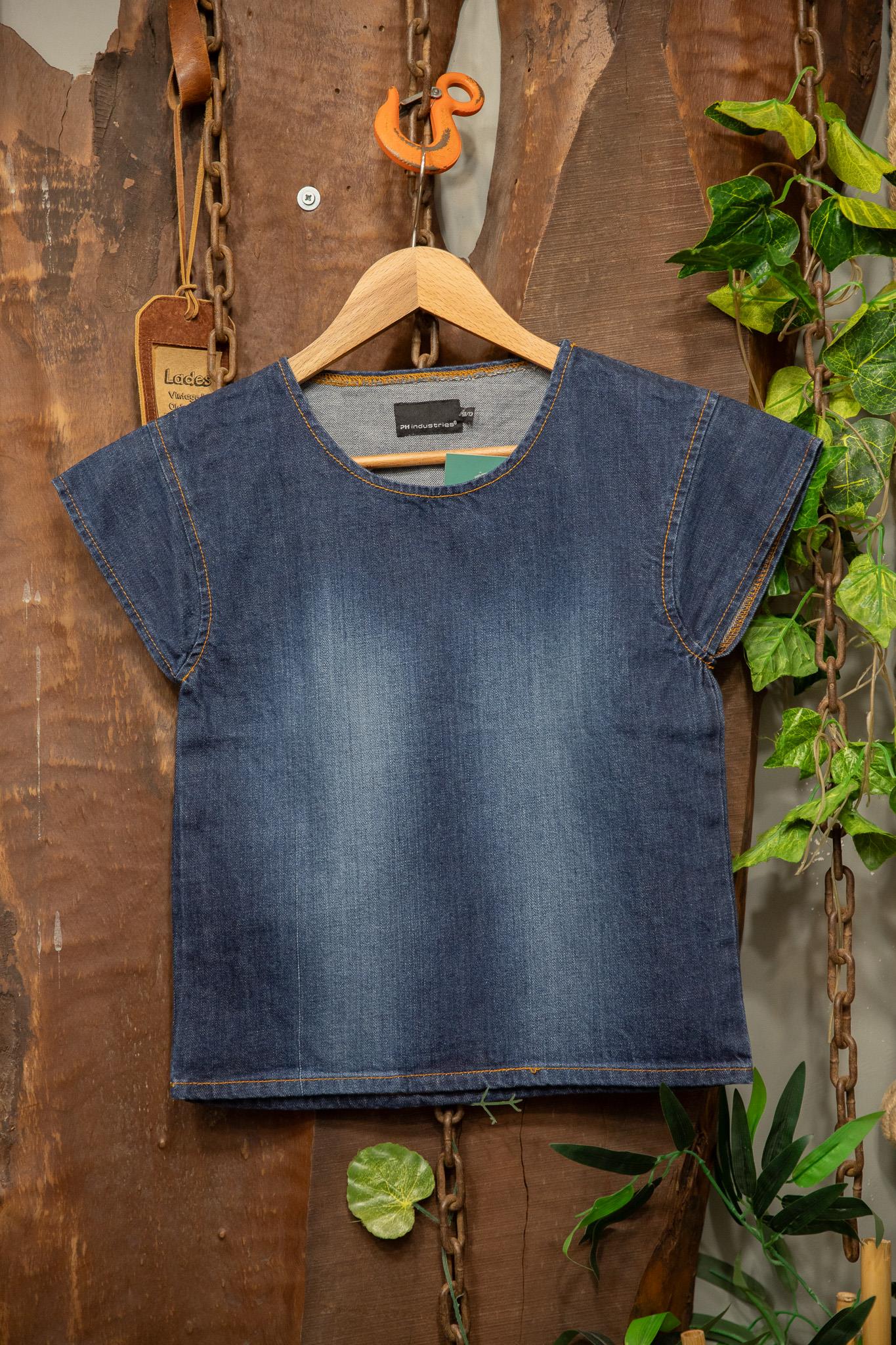 Y2K PH Denim Crop