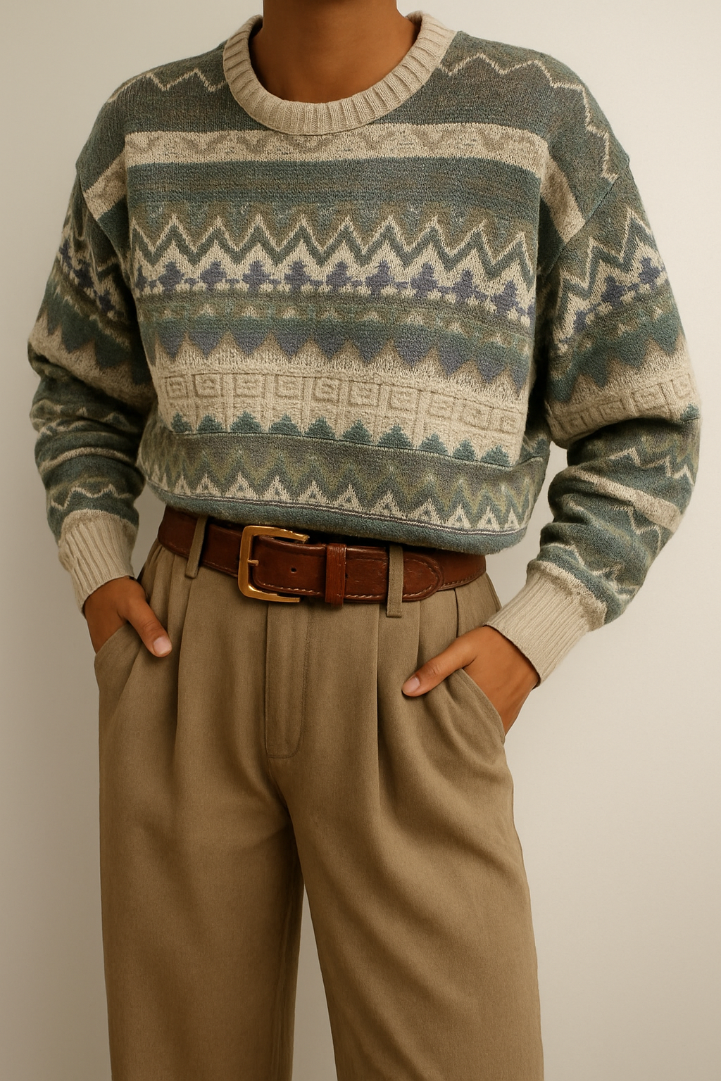 Zigzag Warmth Salaş Kazak