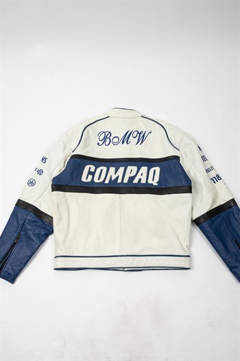 Bmw Original Heavyweight Biker Leather Jacket