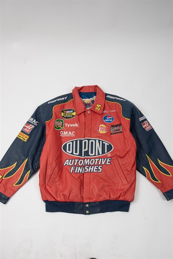 Jeff Hamilton Racing Koleksiyon Leather Jacket