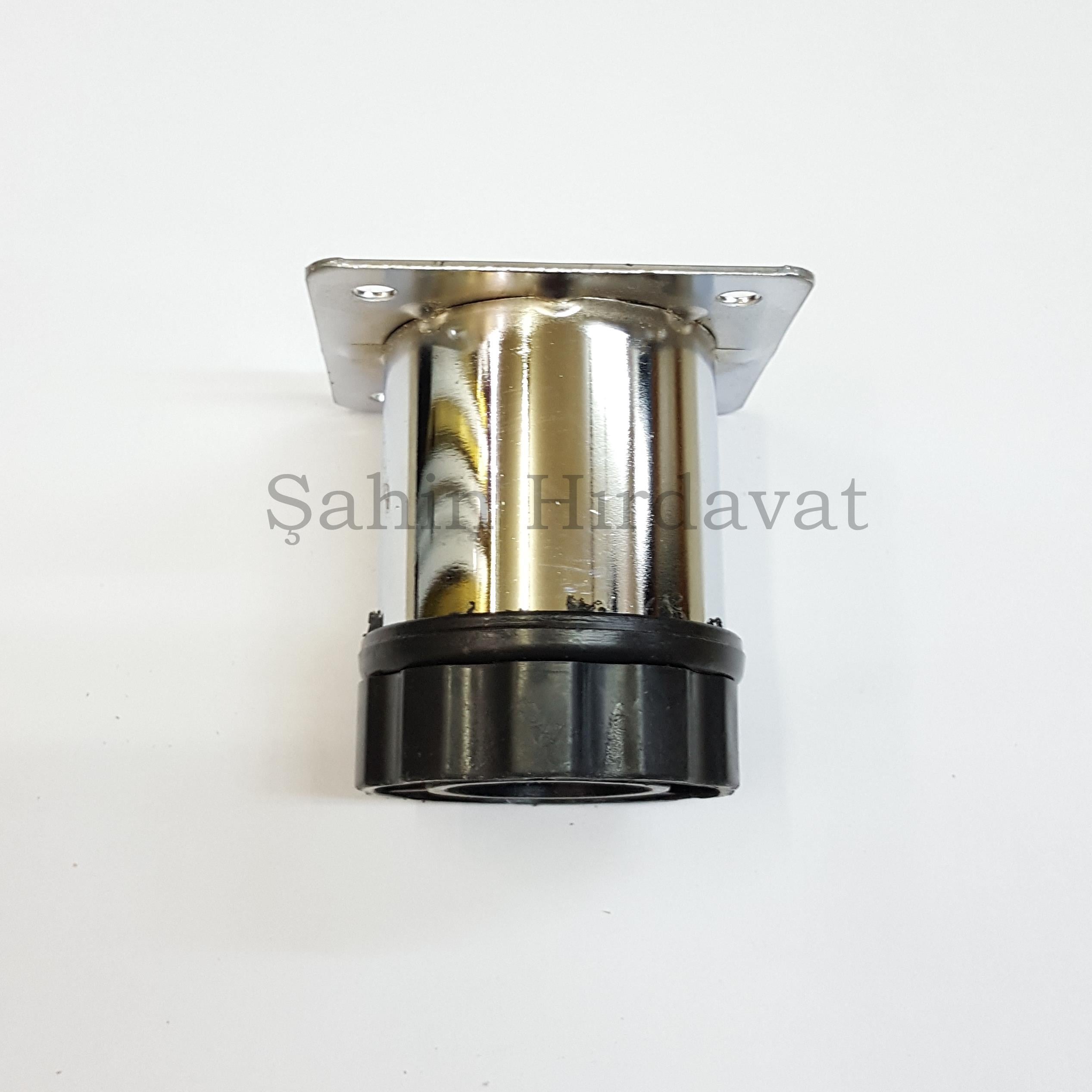 8 cm Tablalı Ayarlı Dolap Vestiyer Komidin Vitrin Baza Yükseltme Ayağı Metal 