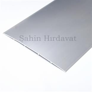 10 cm Kapı Eşik Profili Parke Zemin Geçiş Profili Gri Renk 90 cm - 120 cm