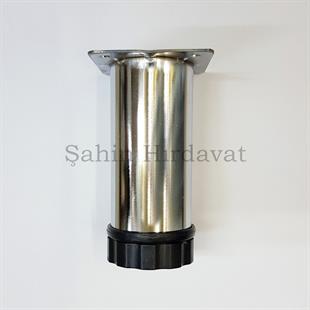 10 cm Tablalı Ayarlı Dolap Vestiyer Komidin Vitrin Baza Yükseltme Ayağı Metal 