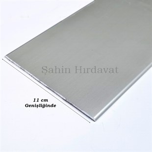 11 cm Alüminyum Kapı Eşik Parke Profili Dilatasyon Profili 1 mt