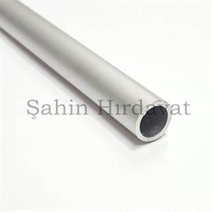 12 mm Alüminyum Yuvarlak Boru Gri 100 cm 