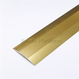4 cm Kapı Eşik Profili Parke Zemin Geçiş Profili Kapı Eşikliği Sarı