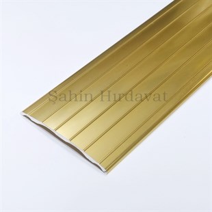 6 cm Kapı Eşik Profili Parke Zemin Geçiş Profili Kapı Eşikliği Sarı 