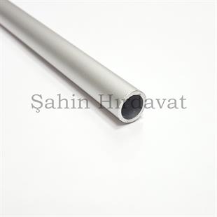 8 mm Alüminyum Yuvarlak Boru Gri 100 cm