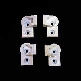 Duşakabin Kapı Parçası Duşakabin Plastik Yedek Parça 2 Adet Alt 2 Adet Üst