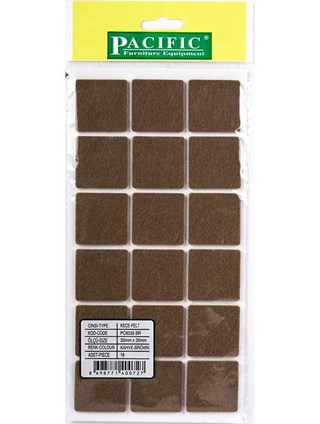 Yapışkanlı Masa Sandalye Keçesi Zemin Koruyucu Keçe 1 Paket ( 35 x 35 )