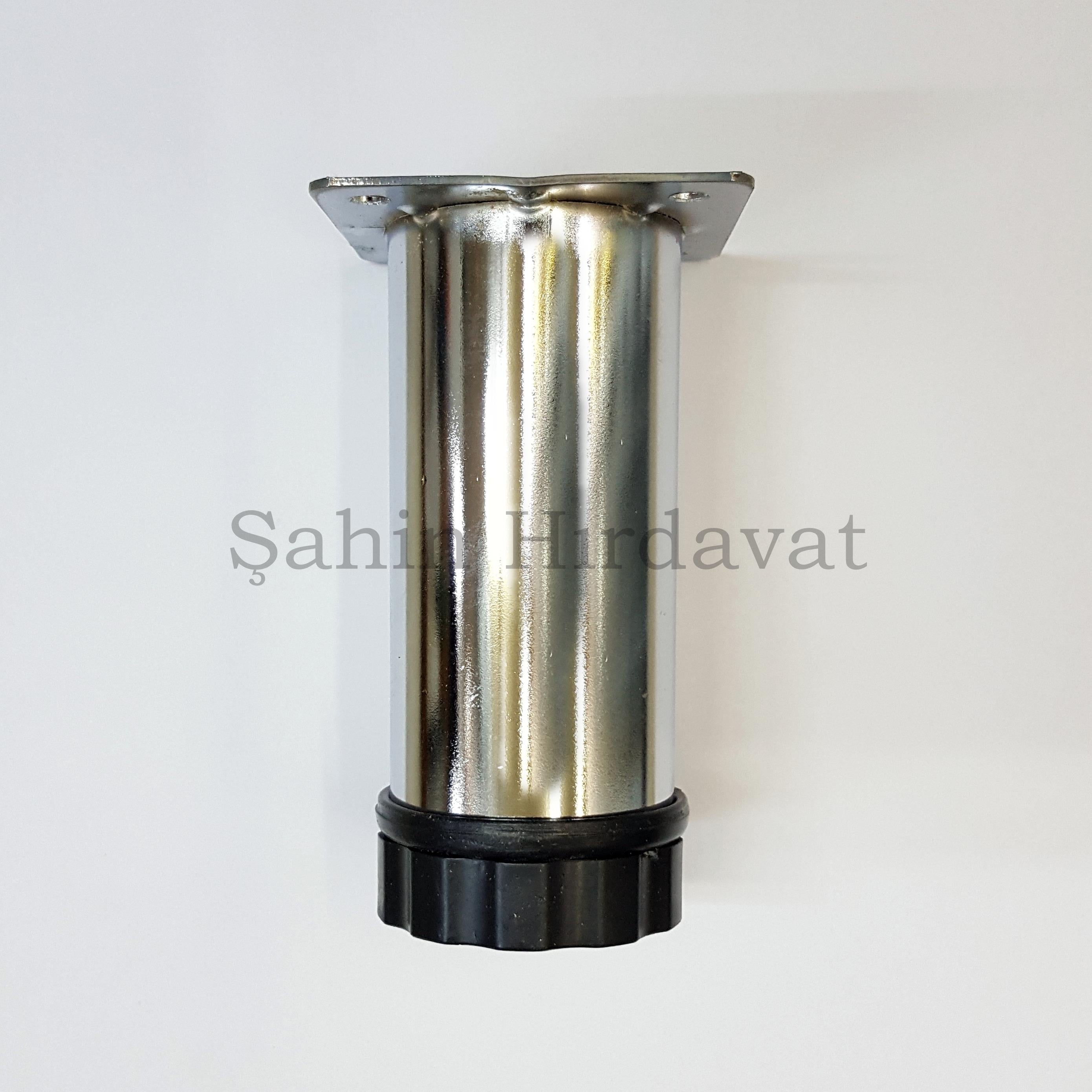 10 cm Tablalı Ayarlı Dolap Vestiyer Komidin Vitrin Baza Yükseltme Ayağı Metal 