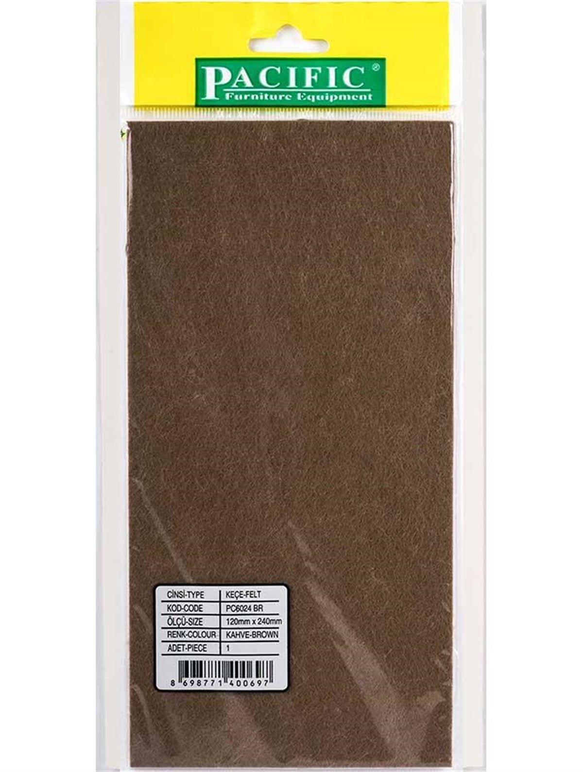 Yapışkanlı Masa Sandalye Keçesi Zemin Koruyucu Keçe 1 Paket ( 120 x 240 )