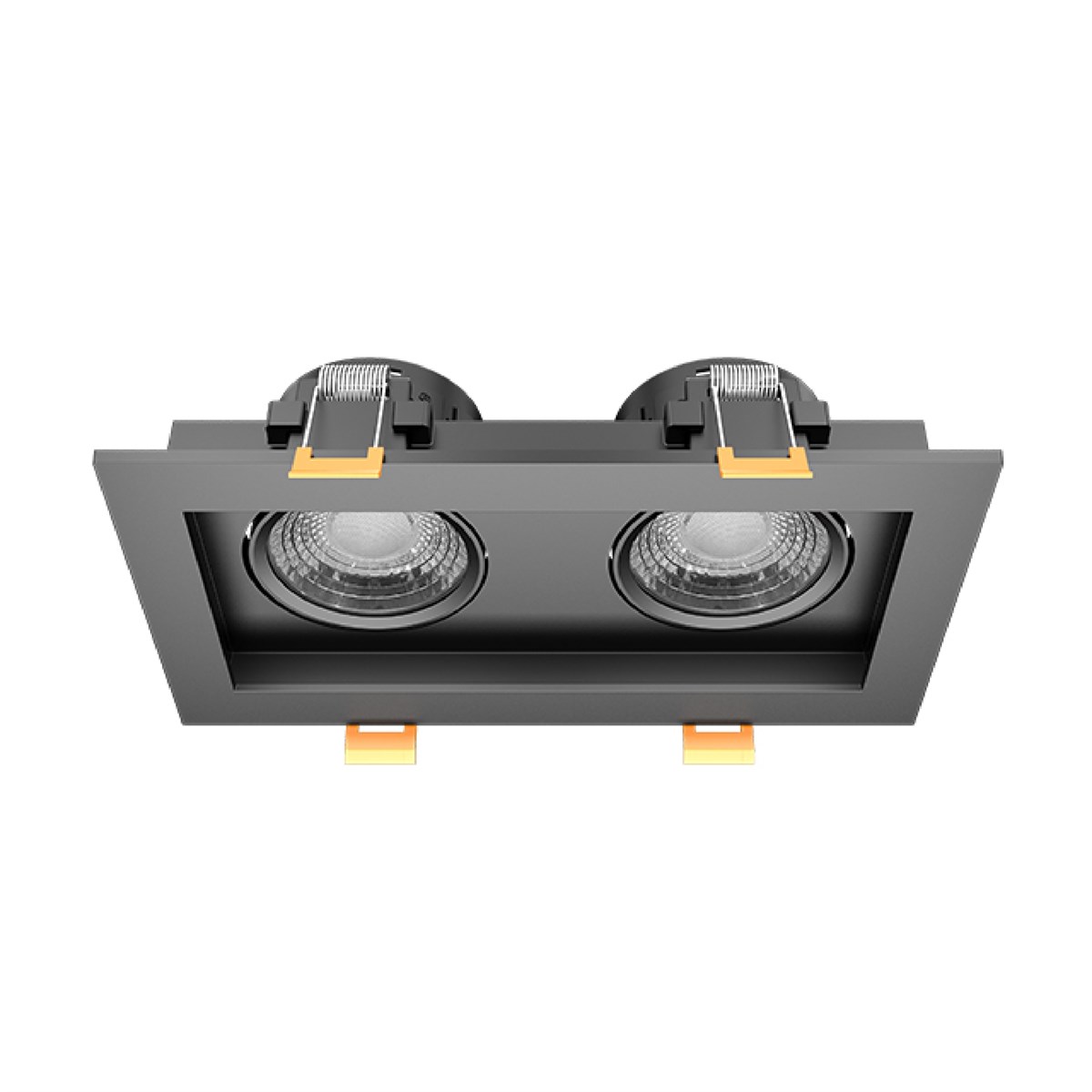 Ledhouse - İkili Kare Sıva Altı Spot SMD LED Gömme Tavan Armatürü