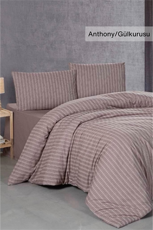 ÇİFT KİŞİLİK %100 PAMUK İPLİKTEN BOYALI NEVRESİM 200X220 ÇARŞAF 225X260 YASTIK KILIFI 50X70(2ADET) ÇİFT KİŞİLİK %100 PAMUK İPLİKTEN BOYALI NEVRESİM 200X220 ÇARŞAF 225X260 YASTIK KILIFI 50X70(2ADET) ANTHONY GÜL KURUSU 
