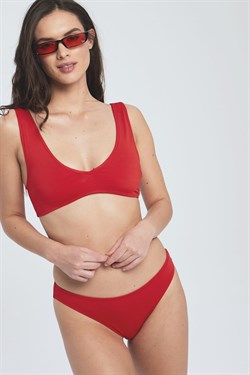 Büstiyer Bikini Takım Kırmızı