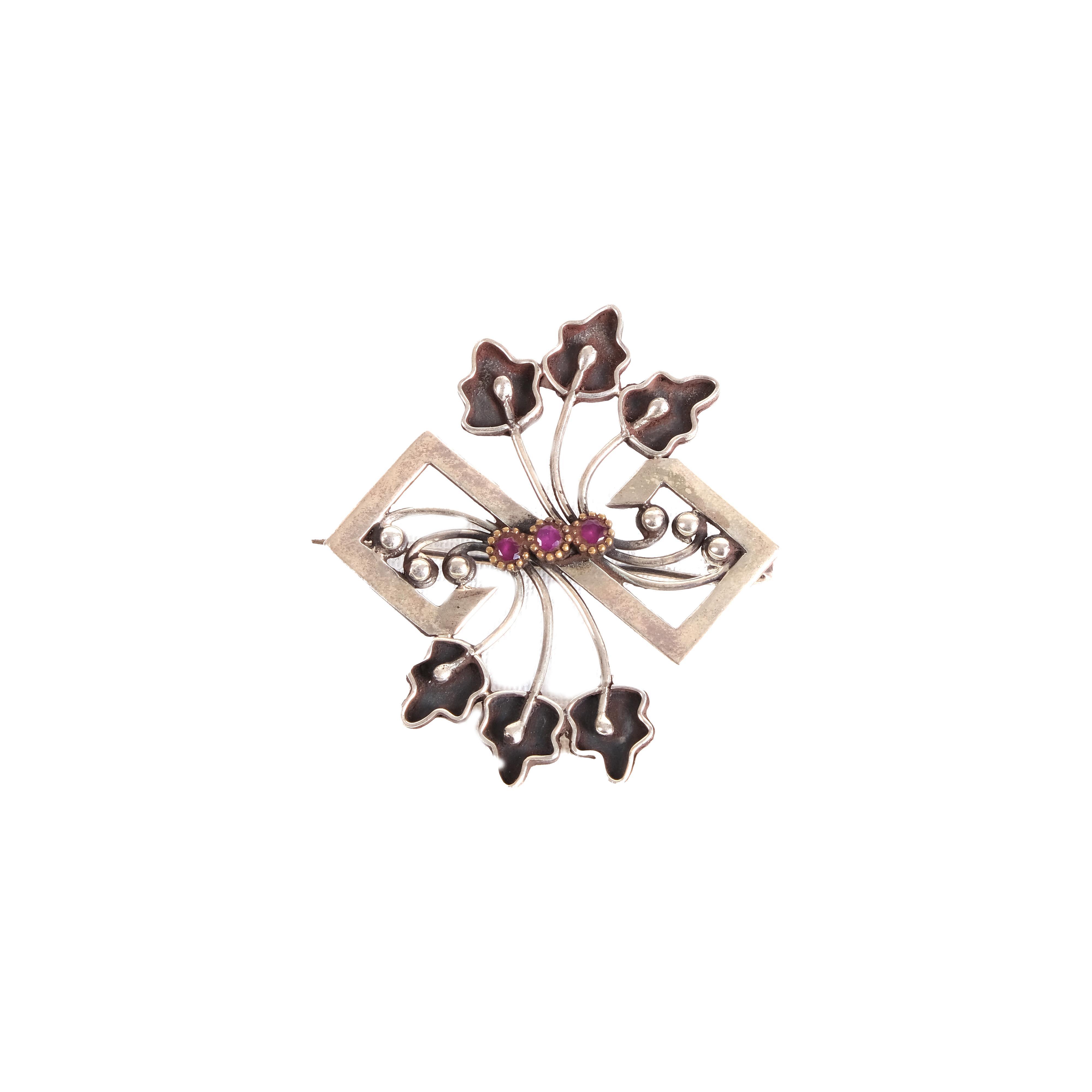 ÇENGEL MOTİFLİ BROŞ 9,2 GR