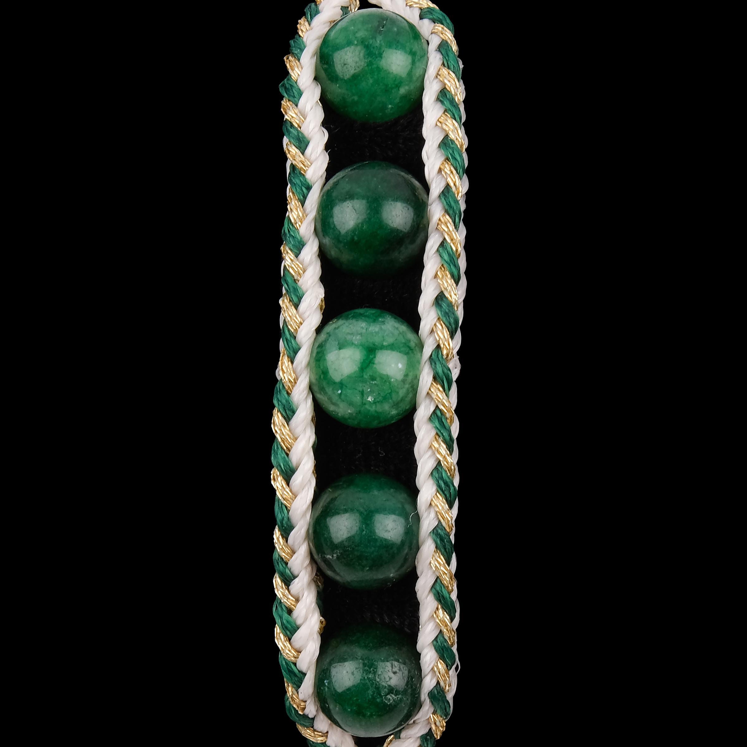 DOĞAL TAŞ ÖRME MAKROME BİLEKLİK