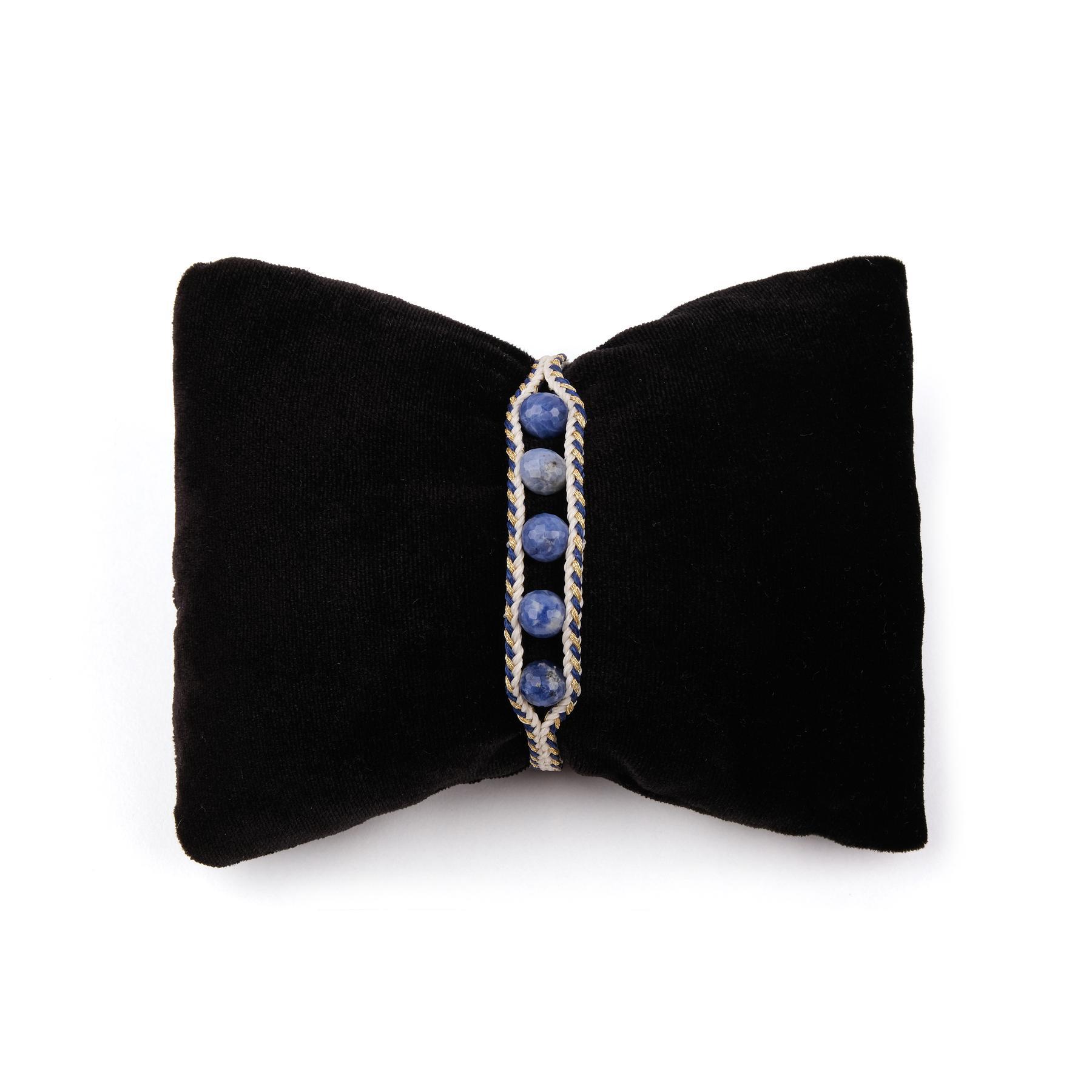 DOĞAL TAŞ ÖRME MAKROME BİLEKLİK