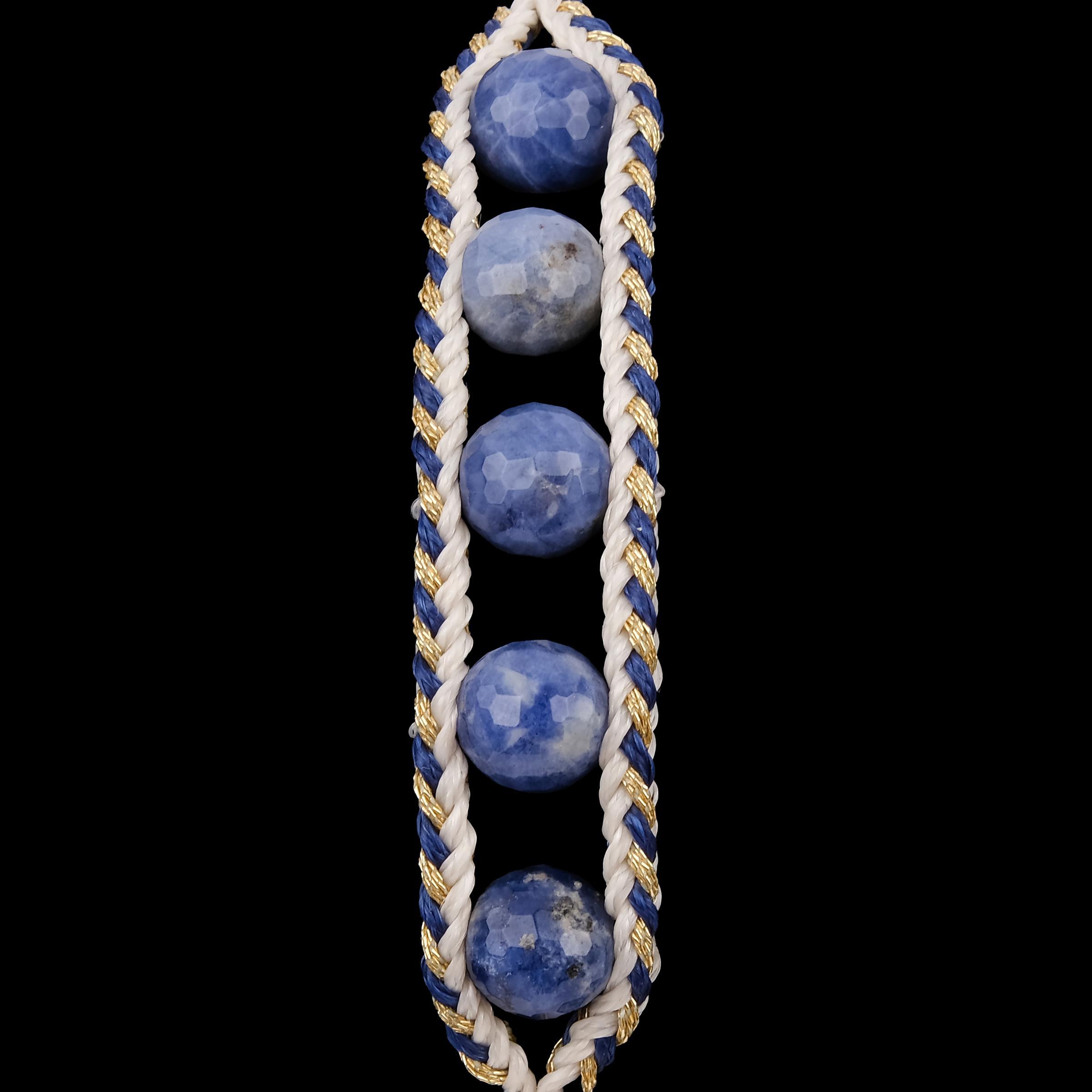 DOĞAL TAŞ ÖRME MAKROME BİLEKLİK