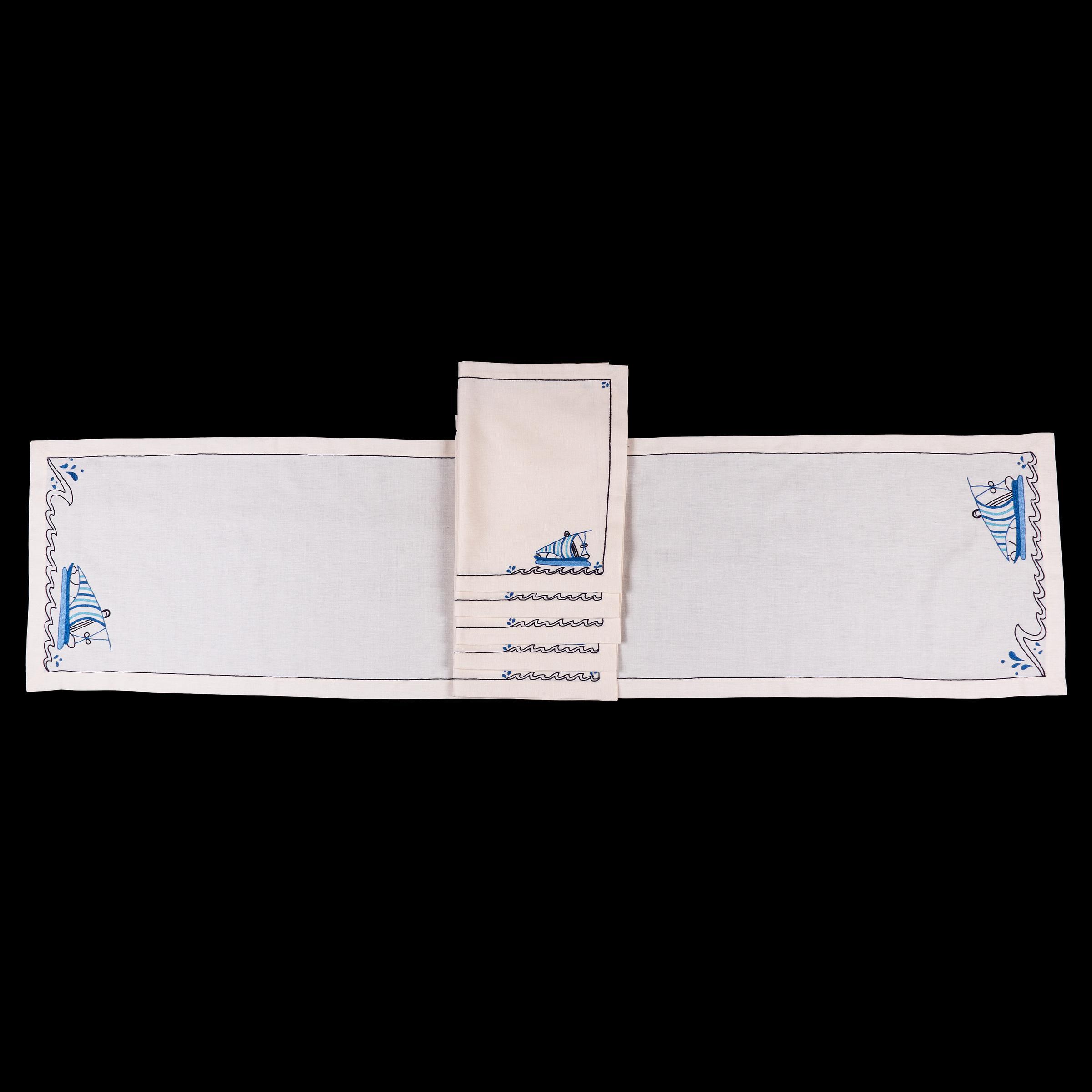 GEMİLİ PEÇETE VE AMERİKAN SERVİS SETİ