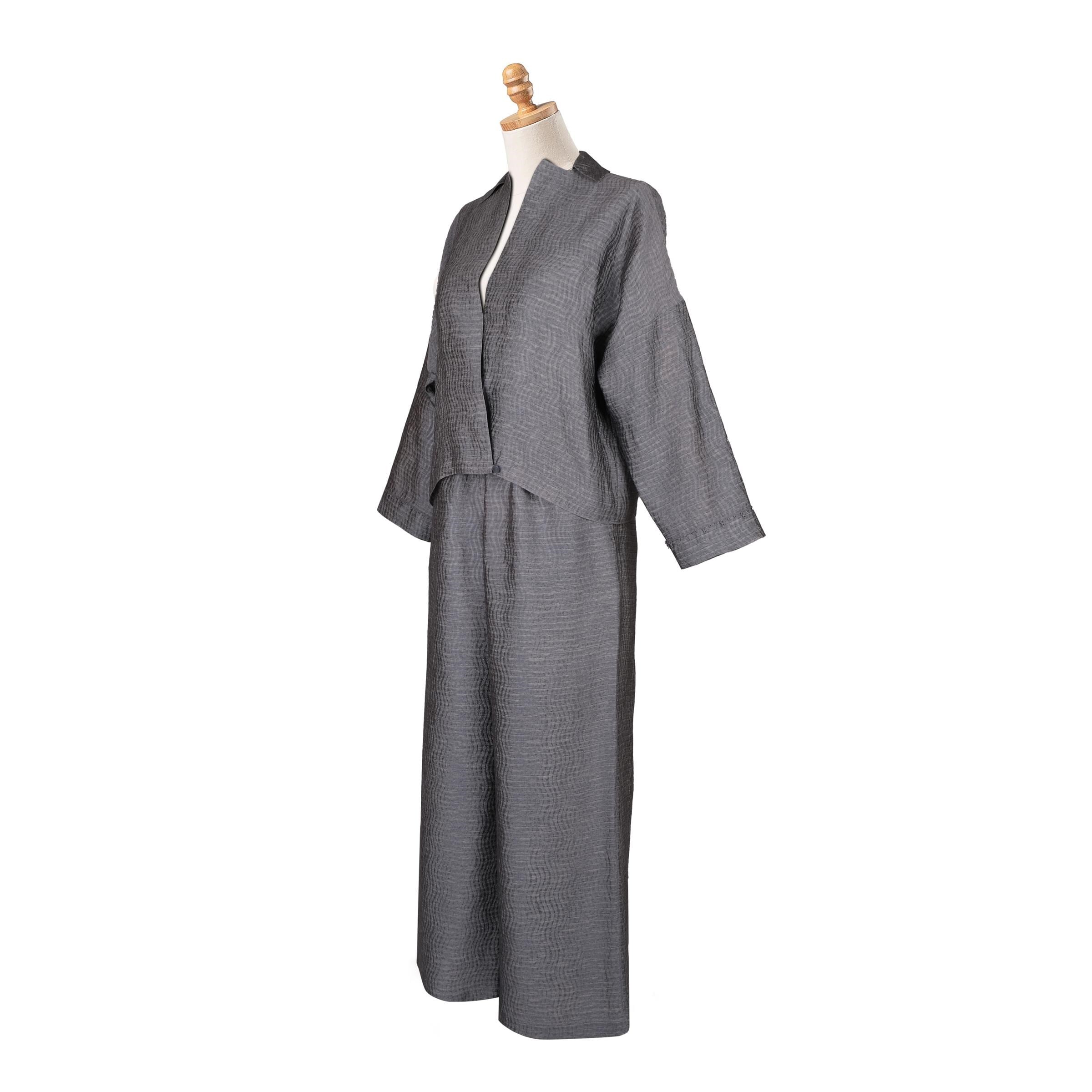 GRİ BLUZ PANTOLON TAKIM