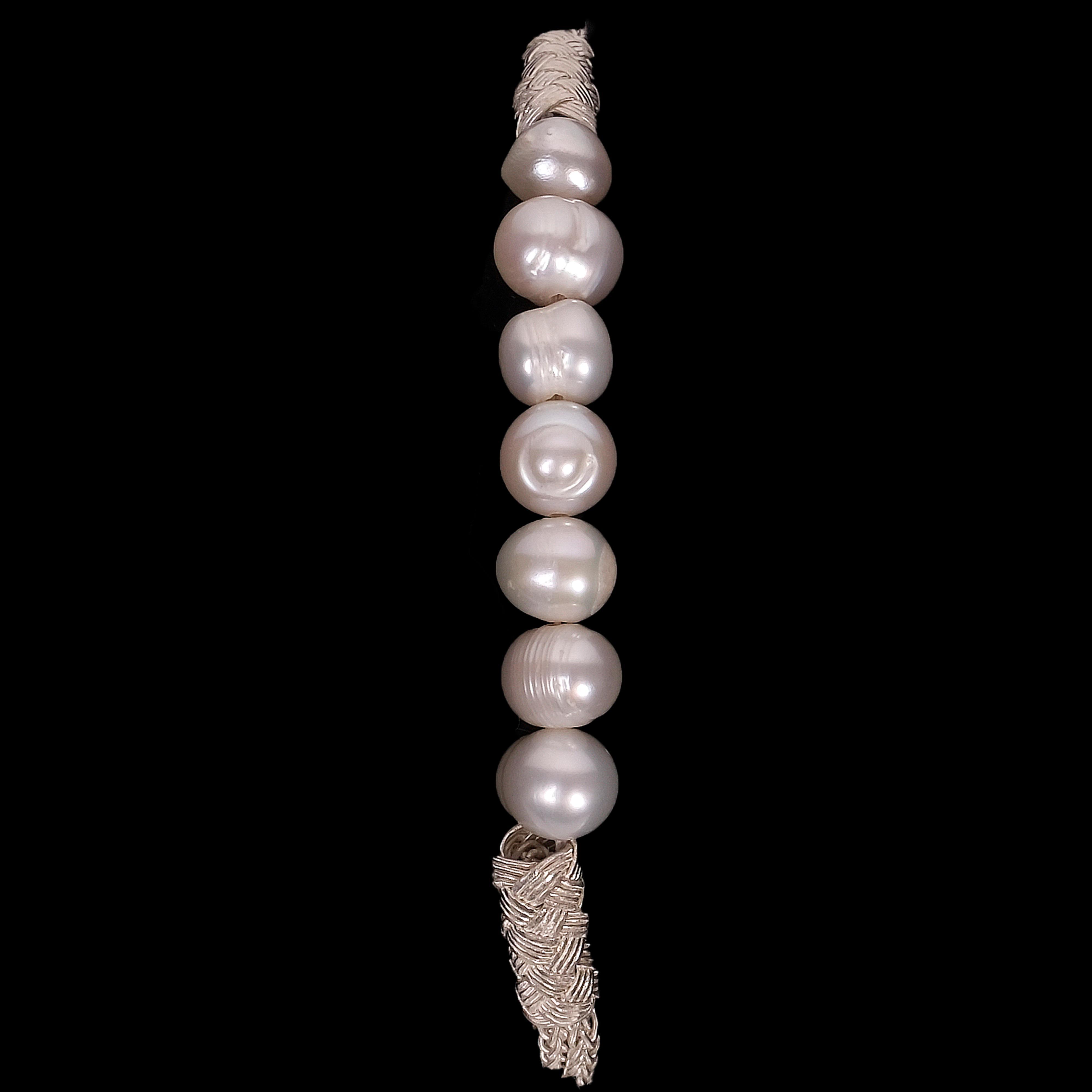 İNCİLİ ZİNCİRLİ BİLEKLİK (8,45 GR)