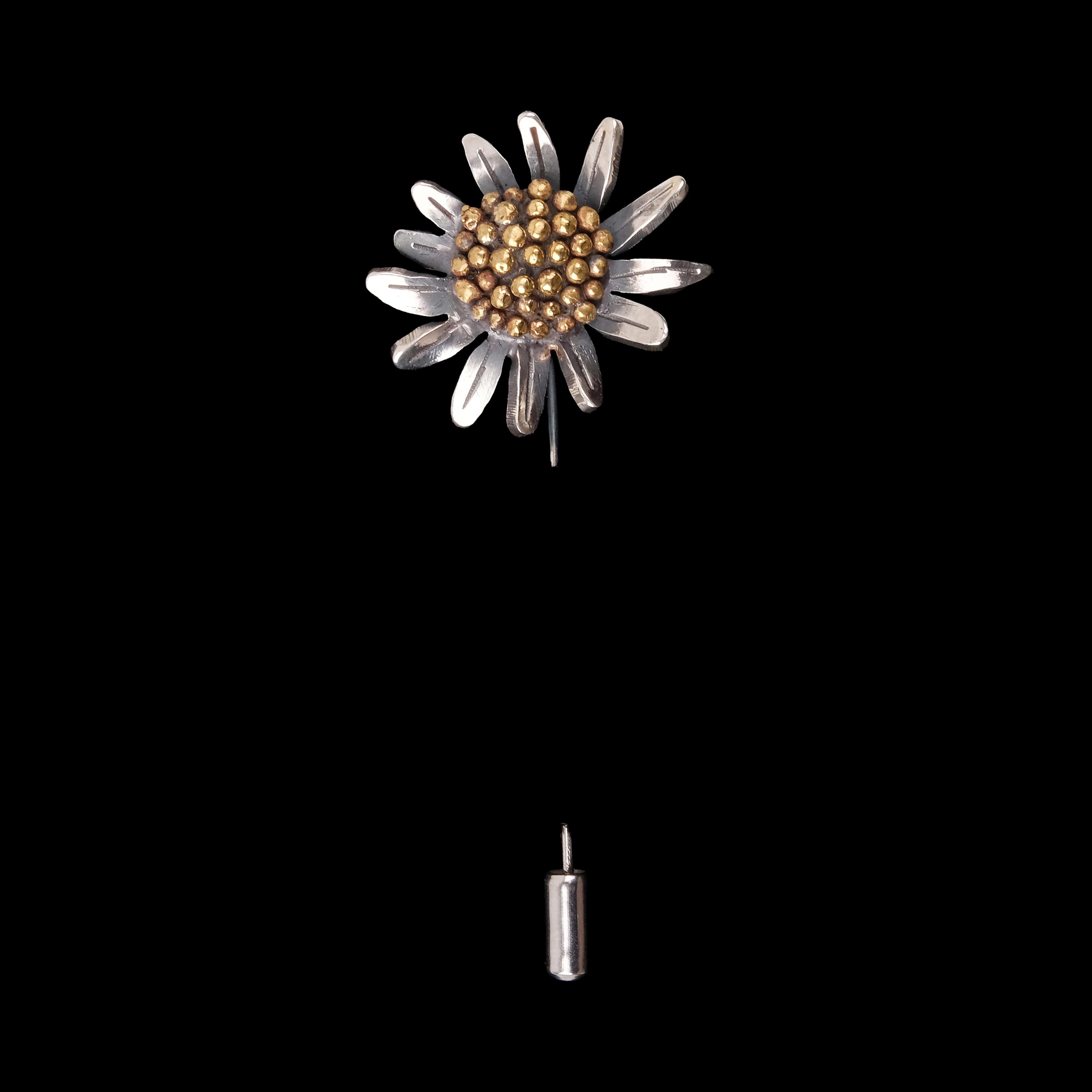 KANARYA OTU ÇİÇEĞİ BROŞ