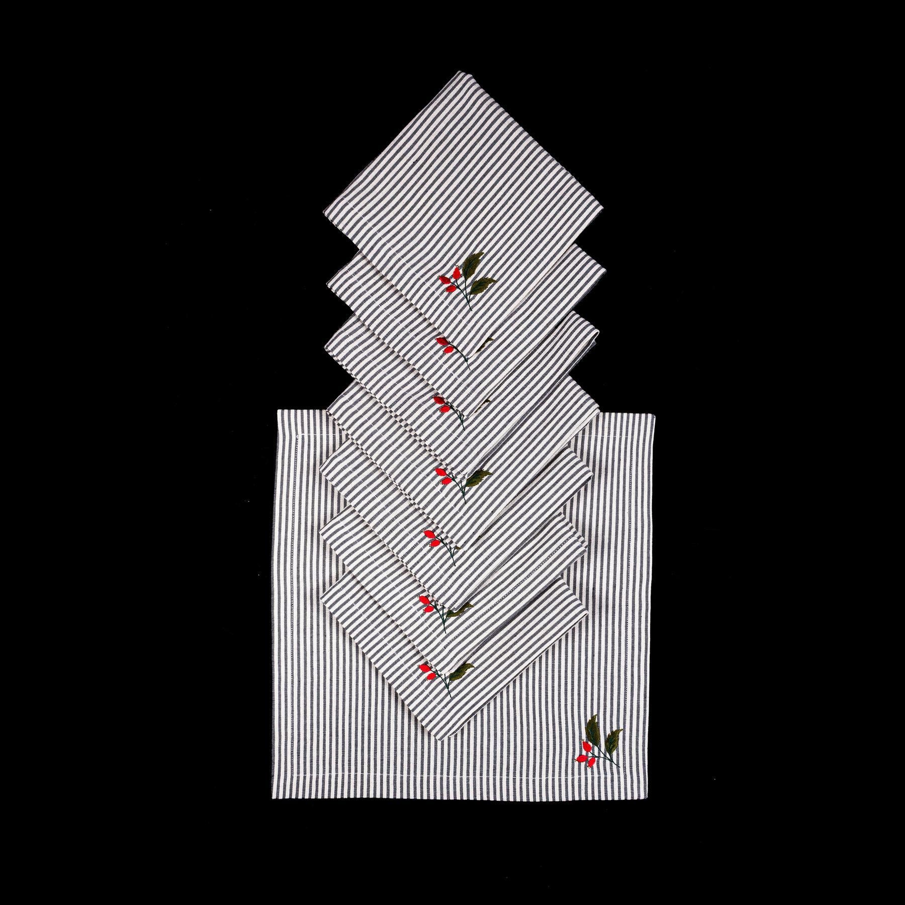 KOKİNA İŞLEMELİ PEÇETE 8Lİ